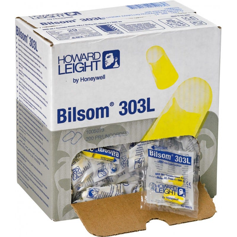 Bouchons d'oreille Bilsom303 L (20 Pack de 10 Paires) 1