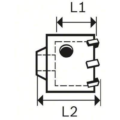 Bosch coupe de base SDS-plus-9 pour l'adaptateur hexagonal. 68 1