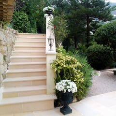 Marche d'escalier en pierre - 100x34 cm Ep. 2 cm évidée - (vendu à la pièce) - Ligerio 3