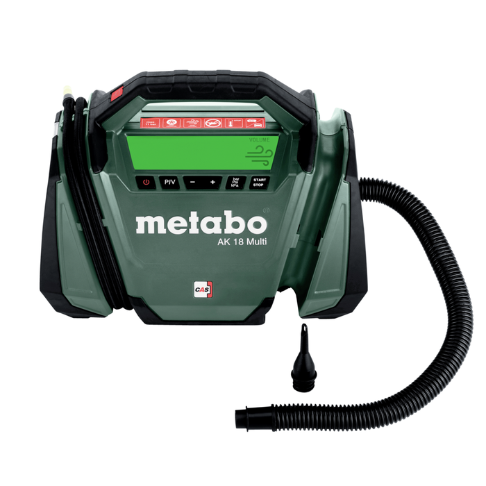Metabo AK 18 Multi Compresseur à batterie 18 V 11 bar Solo ( 600794850 ) - sans batterie, sans chargeur 7