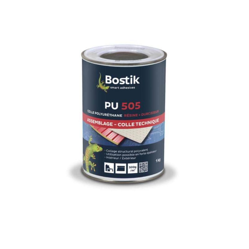 Colle polyuréthane PU 505 BOSTIK 1kg