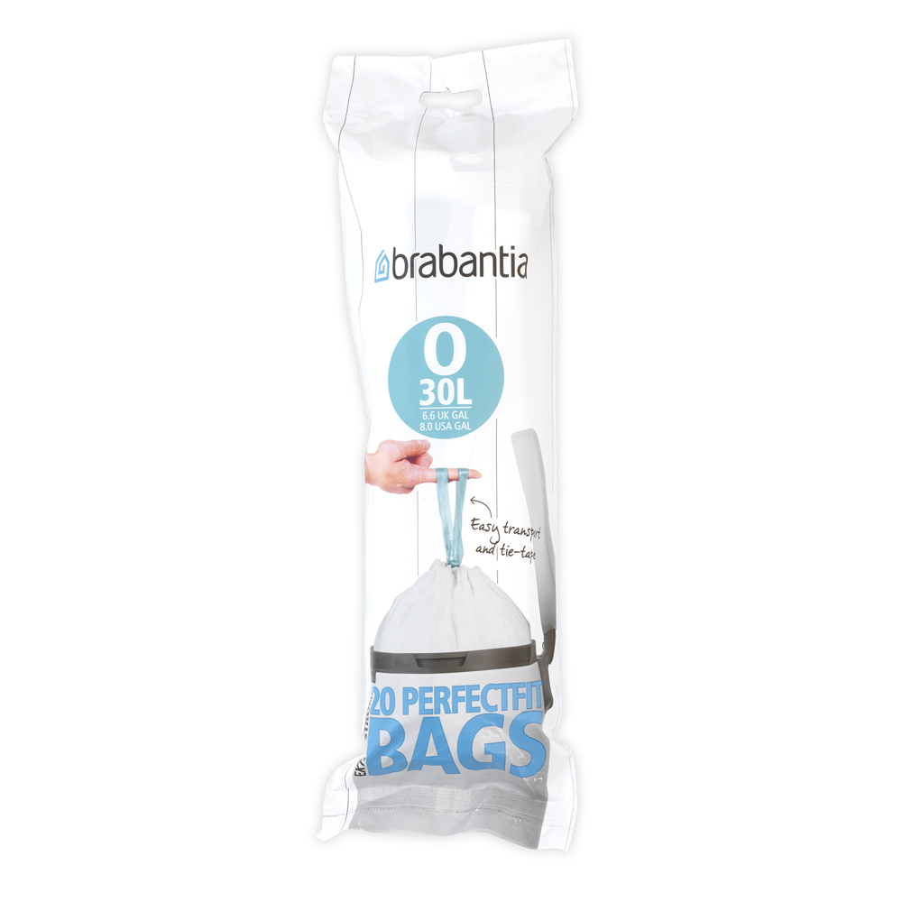 Rouleau de 20 sacs poubelles 30 l code o