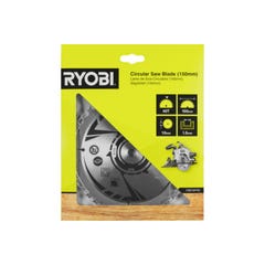 Pack RYOBI - Scie circulaire RWSL1801M - 18V One+ - diamètre 150 mm sans batterie ni chargeur - Lame - CSB150T40 - 150 mm - 40 dents 4