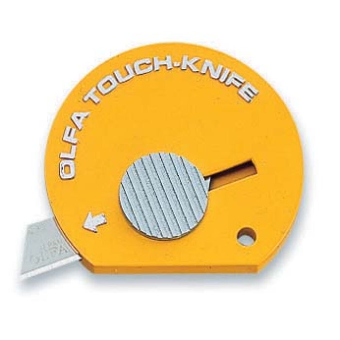 Olfa Coupeur de poche touch Cutter TK-4Y - jaune 0