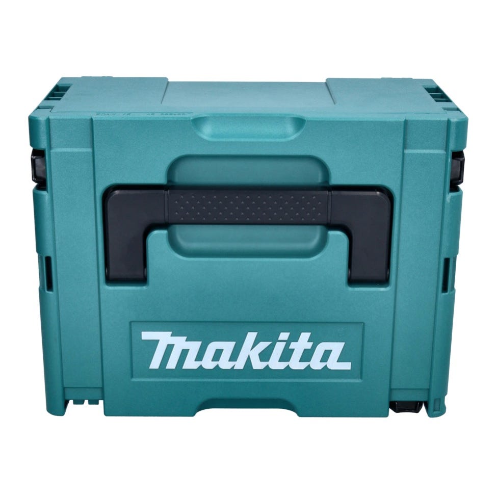Makita DTM 52 RG1J Outil multifonction Découpeur-ponceur sans fil Brushless Starlock Max 18 V+ 1x Batterie 6,0Ah + Chargeur + 2