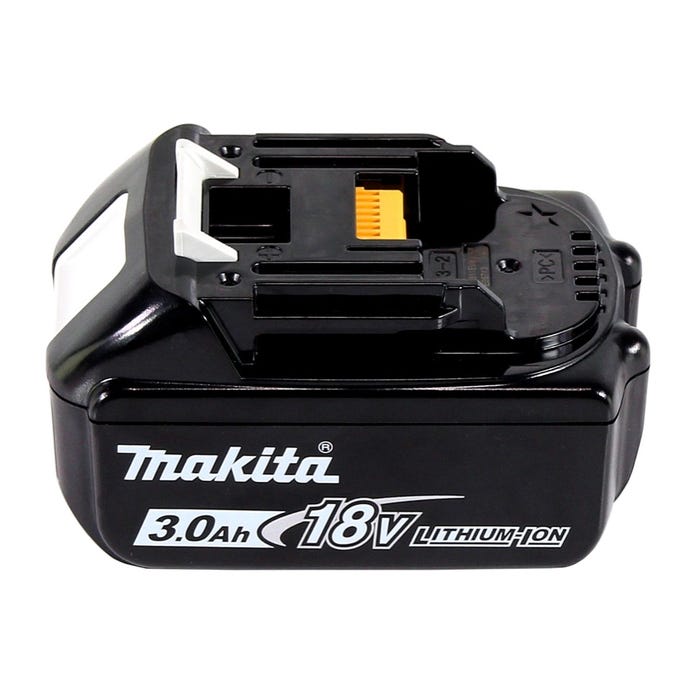 Makita DPJ 180 F1J 18 V Machine à rainurer sans fil 18 V 100 mm + 1x Batterie 3,0 Ah + Makpac - sans chargeur 3
