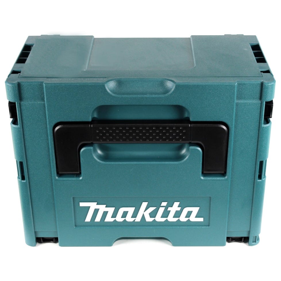Makita DPJ 180 RMJ Lamelleuse sans fil 18V Li-Ion + 2x Batteries 4Ah + Chargeur + Coffret Makpac 2