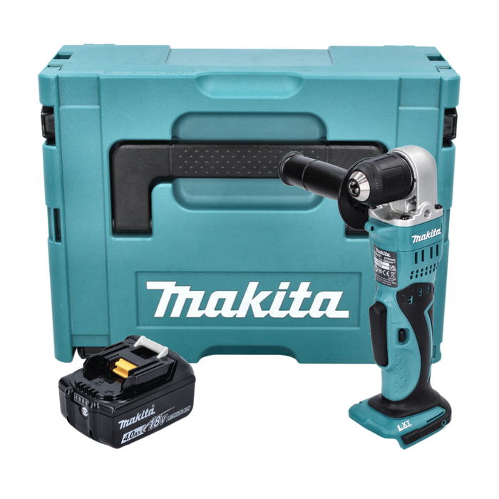 Makita DDA 351 M1J Perceuse d'angle sans fil 18 V 13,5 Nm + 1x batterie 4,0 Ah + Makpac - sans chargeur 0