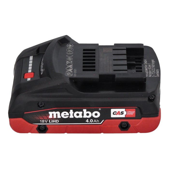 Metabo W 18 L 9-125 Meuleuse angulaire sans fil 18 V 125 mm + 1x batterie 4,0 Ah + metaBOX - sans chargeur 3