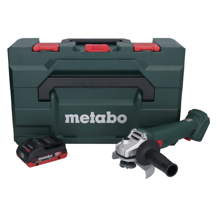 Metabo W 18 L 9-125 Meuleuse angulaire sans fil 18 V 125 mm + 1x batterie 4,0 Ah + metaBOX - sans chargeur 0