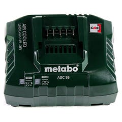 Metabo Kit de base 18V - 2x Batteries LiHD 4.0Ah + Chargeur ASC 55 ( 685163380 ) 3