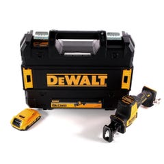 DeWalt DCS 369 NT Scie sabre sans fil 18 V + 1x batterie 2,0 Ah + TSTAK - sans chargeur 0