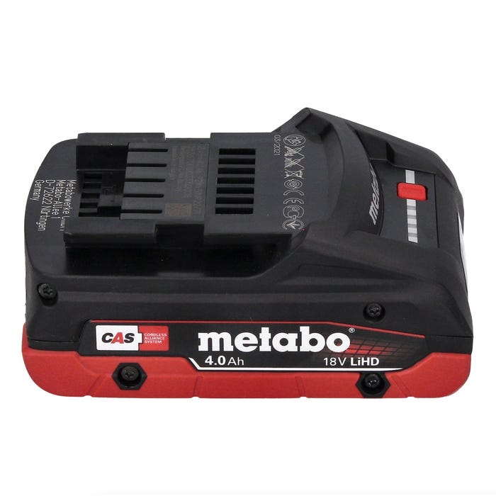 Metabo Basic Set 2x batterie LiHD 18 V 4,0 Ah ( 2x 625367000 ) + Metabo SC 30 chargeur 12 - 18 V ( 316067840 ) 3