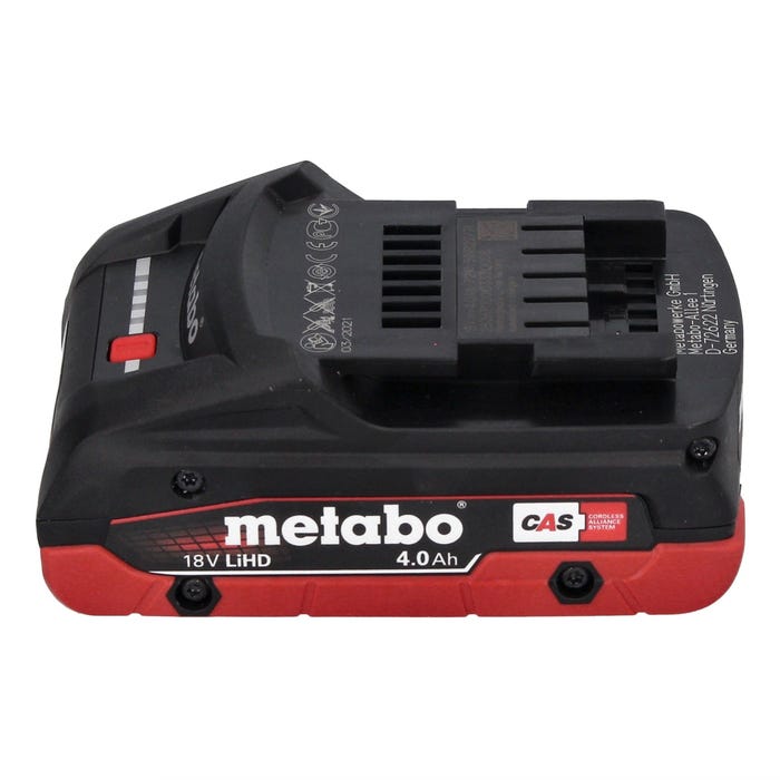 Metabo Basic Set 2x batterie LiHD 18 V 4,0 Ah ( 2x 625367000 ) + Metabo SC 30 chargeur 12 - 18 V ( 316067840 ) 1