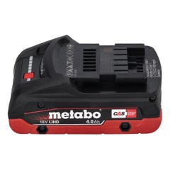 Metabo Basic Set 4x LiHD battery pack 18 V 4,0 Ah ( 4x 625367000 ) + Metabo SC 30 chargeur 12 - 18 V ( 316067840 ) 1
