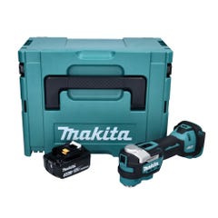Makita DTM52F1J Outil multifonctions sans fil Starlock Max Brushless 18V + 1x Batterie 3,0Ah + Coffret Makpac - sans chargeur 0