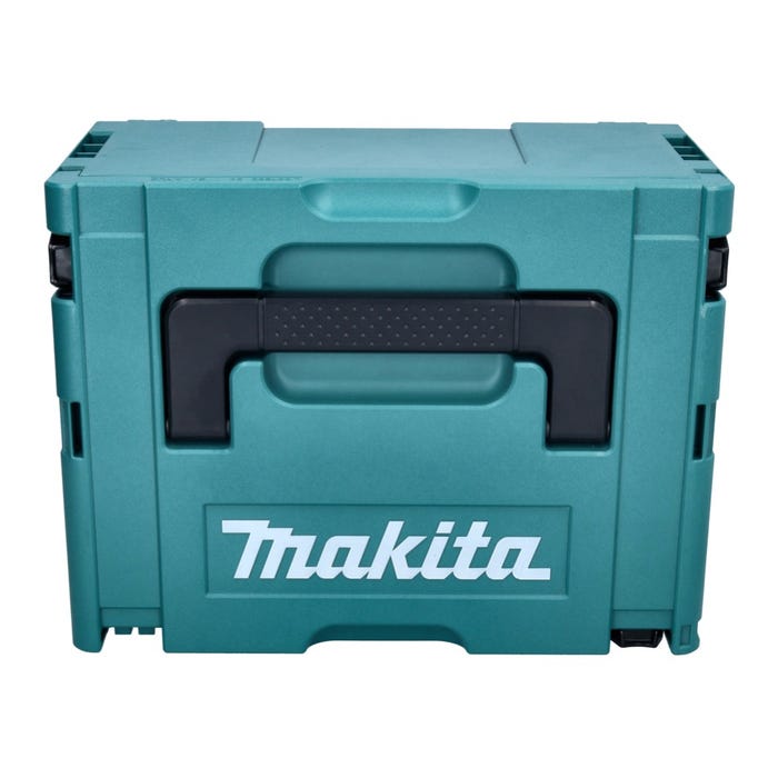Makita DTM 52 RT1J Outil multifonction Découpeur-ponceur sans fil Brushless Starlock Max 18 V + 1x Batterie 5,0Ah + Chargeur + 2
