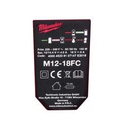 Milwaukee M18NRG-501 Set de démarrage 18V avec Batterie M18 B5 5,0Ah + Chargeur M12-18FC 3