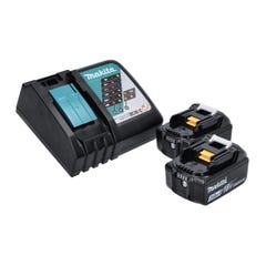 Makita DFN 350 RF Cloueur sans fil 15 - 35mm 18V + 2x Batteries 3,0 Ah + Chargeur 2