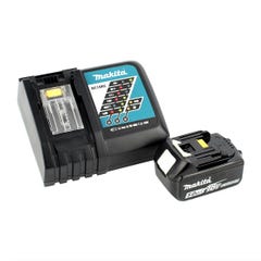 Makita DFR 750 RT1J Visseuse automatique sans fil à Magasin 18V 45-75mm + 1x Batterie 5,0Ah + Chargeur + Coffret Makpac 3