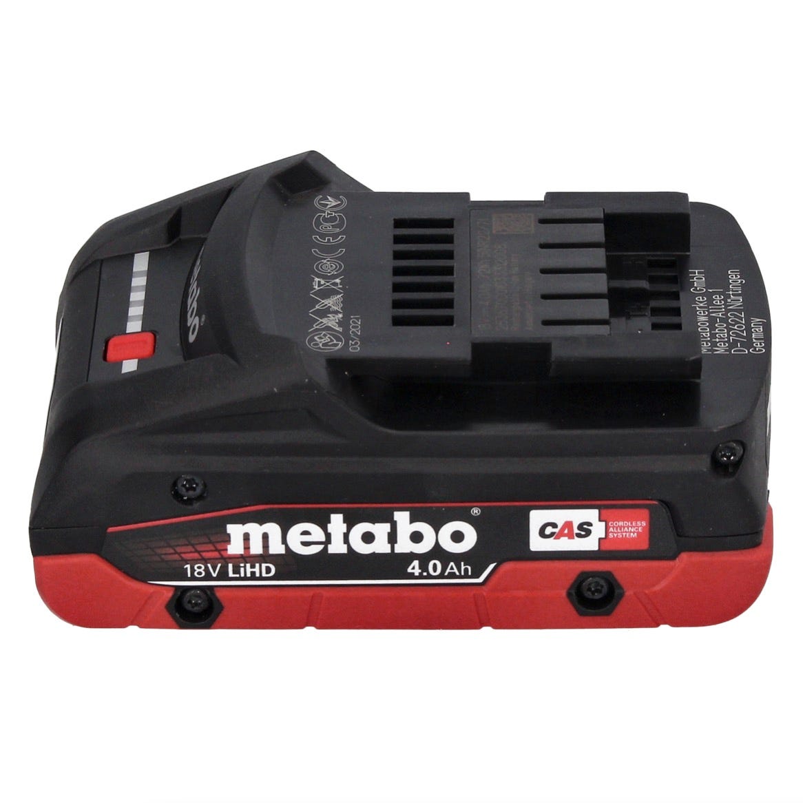 Metabo W 18 L BL 9-125 Meuleuse d'angle sans fil 18 V 125 mm Brushless + 1x batterie 4,0 Ah + metaBOX - sans chargeur 3