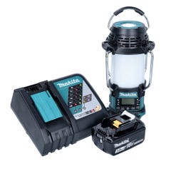 Makita DMR056RF1 Radio de chantier sans fil FM/DAB+ IP65 360° 18V avec lanterne + 1x batterie 3,0Ah + Chargeur 0
