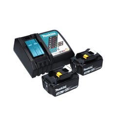 Makita DJR187RFK Scie récipro sans fil 18V Brushless + 2x Batteries 3,0 Ah + Chargeur + Coffret 3
