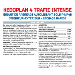 Semin - Enduit de Ragréage autolissant - Kedoplan 4 Traffic Intense - Intérieur/Extérieur - Sac 25 kg (lot de 2) 4