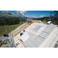 Eurotoit® Montagne 123 mm Colis de 4.80 m² R5.55 Panneau polyuréthane 1200X1000 mm pour le toit de marque Recticel 1