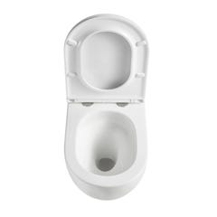 Grohe Pack WC Bâti autoportant + WC sans bride Tornado Quiet SAT Fusion + Abattant softclose + Plaque Chrome 1