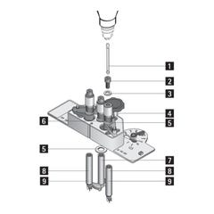 Mèche pour gabarit drilljig - Diamètre : 10 mm - HETTICH 1