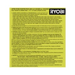 Meuleuse d'angle RYOBI - R18AG-140S - 18V OnePlus - 1 batterie 4.0 Ah - 1 chargeur 3