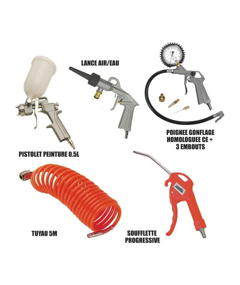 MECAFER Kit Essentiel - 8 pieces
