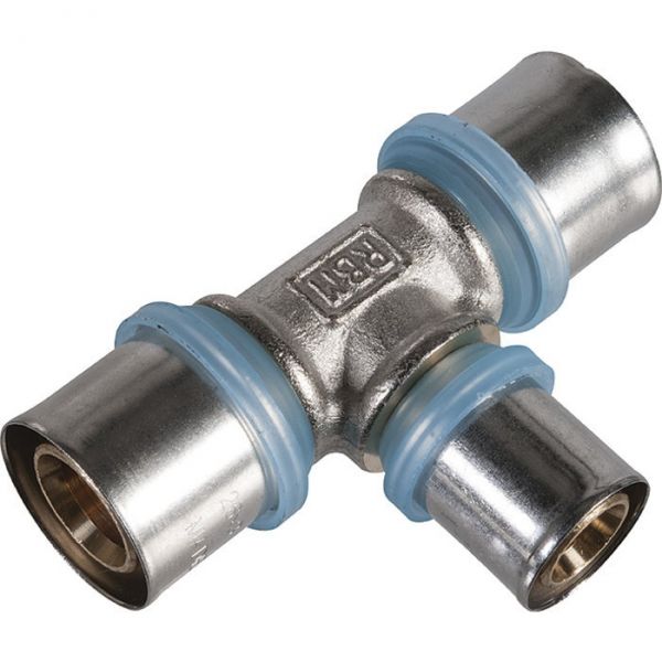 Raccord multicouche en T réduit à visser - Ø 32 - 16 - 32 mm - RBM