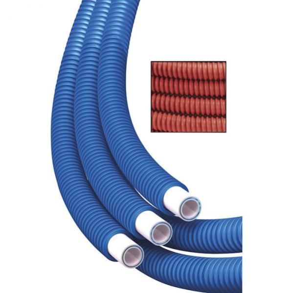 Tube multicouche gainé bleu Tita Fix PE-RT - Ø 16 mm - RBM