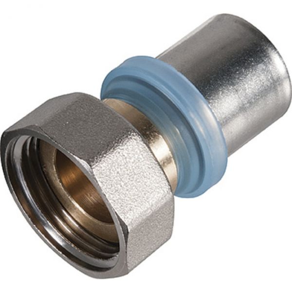 Raccord multicouche droit femelle écrou tournant - Ø 16 mm - F 3/8' - RBM