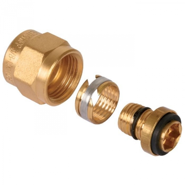 Raccord PER droit à serrage - F 1/2' - Ø 12 mm - Retigripp - Watts industries