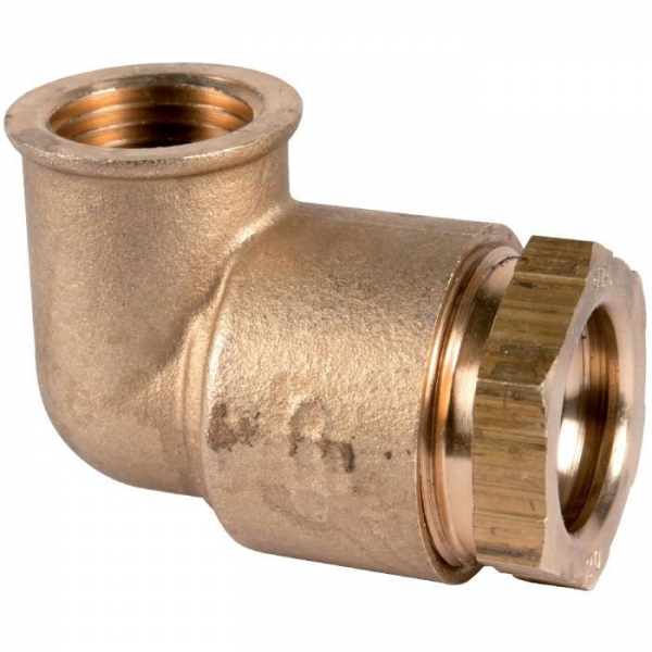 Raccord PE coudé 90° à serrage - F 2' - Ø 63 mm - Rexuo - Huot