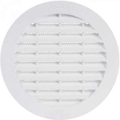5x Grille de ventilation aération ronde en plastique diamètre