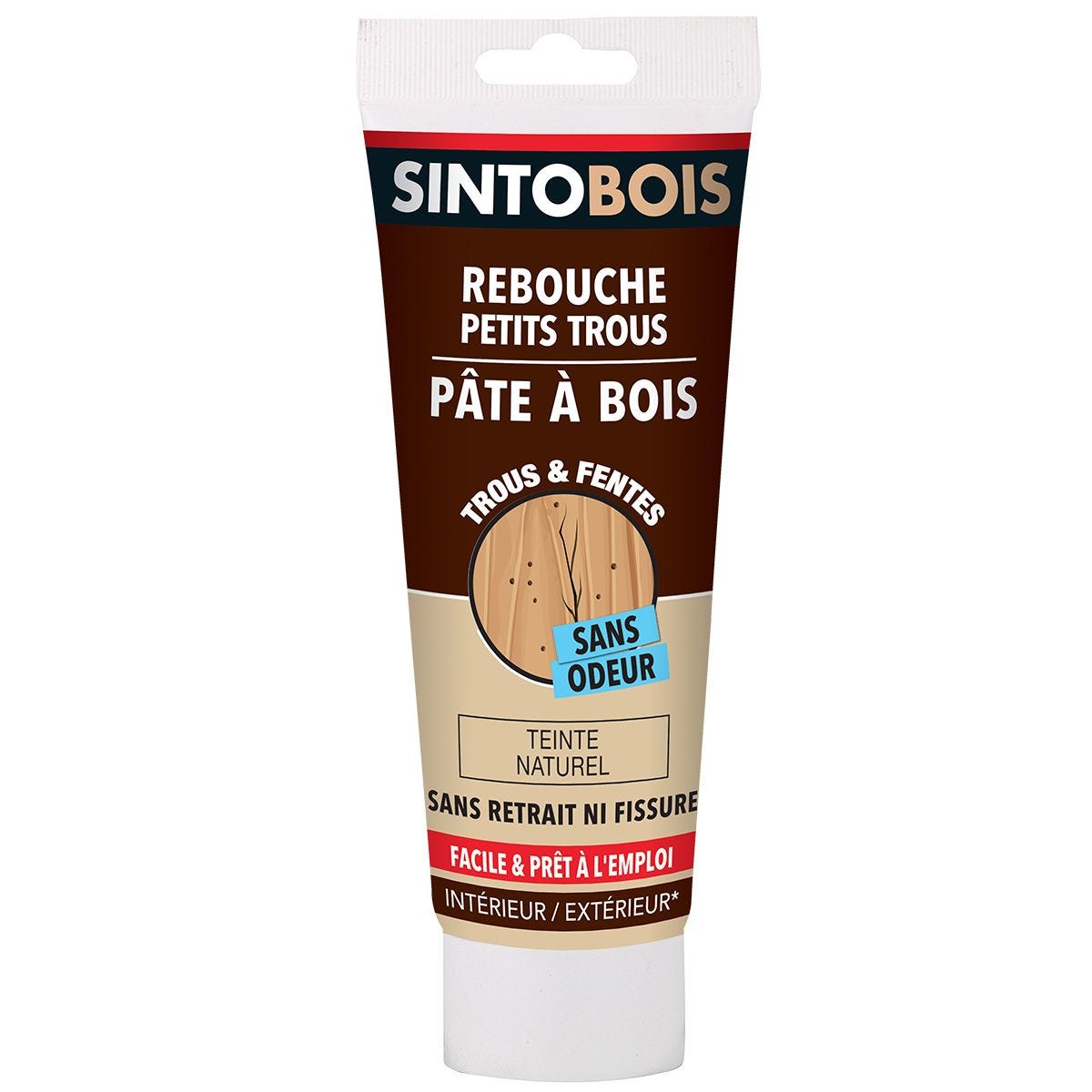 Pâte à bois à l’eau SINTOBOIS naturel tube 250g - SINTO - 37900 1