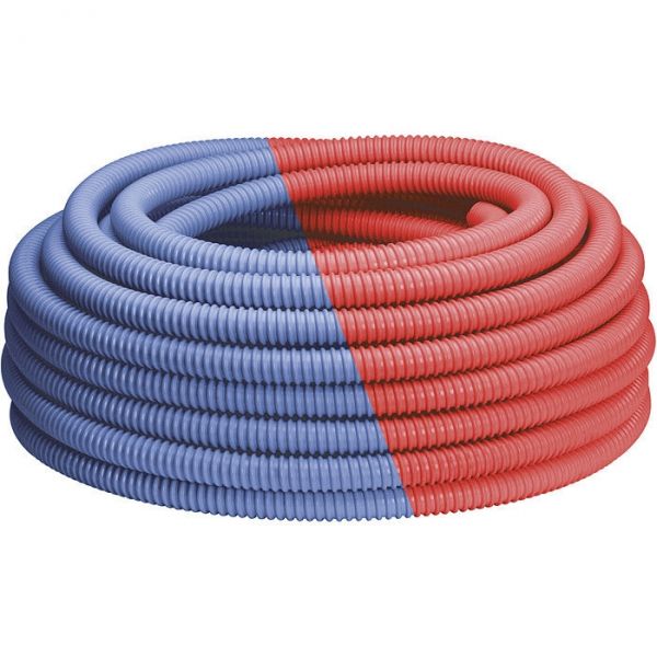 Tube multicouche gainé rouge Tita Fix PE-RT - Ø 16 mm - RBM