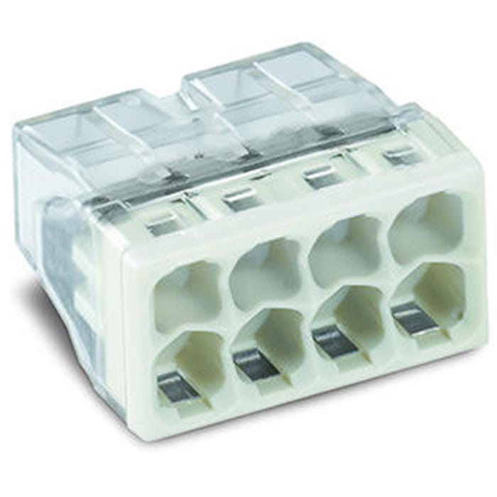 Boîte de 10 bornes COMPACT pour boîtes de dérivation Wago - 2,5mm² - 8 conducteurs 1