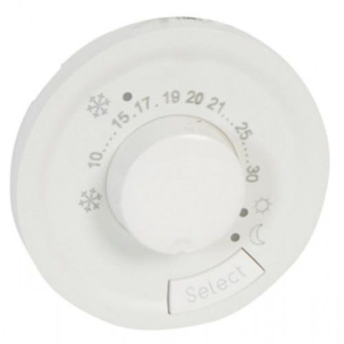 enjoliveur - thermostat fil pilote - legrand céliane - blanc 1