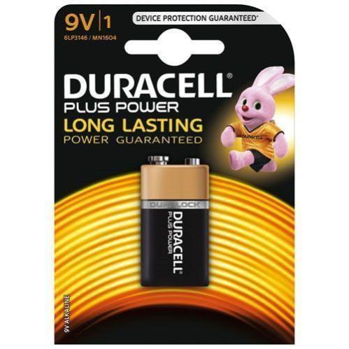 PILES ALCALINES Blister 1 * 6LR61 - 9V DURACELL - MN1604B1