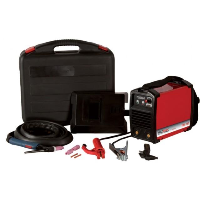 Poste à souder Inverter Mig/Mag 160A / 4.7 kVA HOLZMANN - en coffret + accessoires - TISA 160