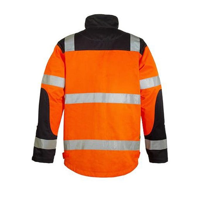 PATROL Veste, orange HV/marine, 60%CO/40%PES, 245g/m² - COVERGUARD - Taille XL 1