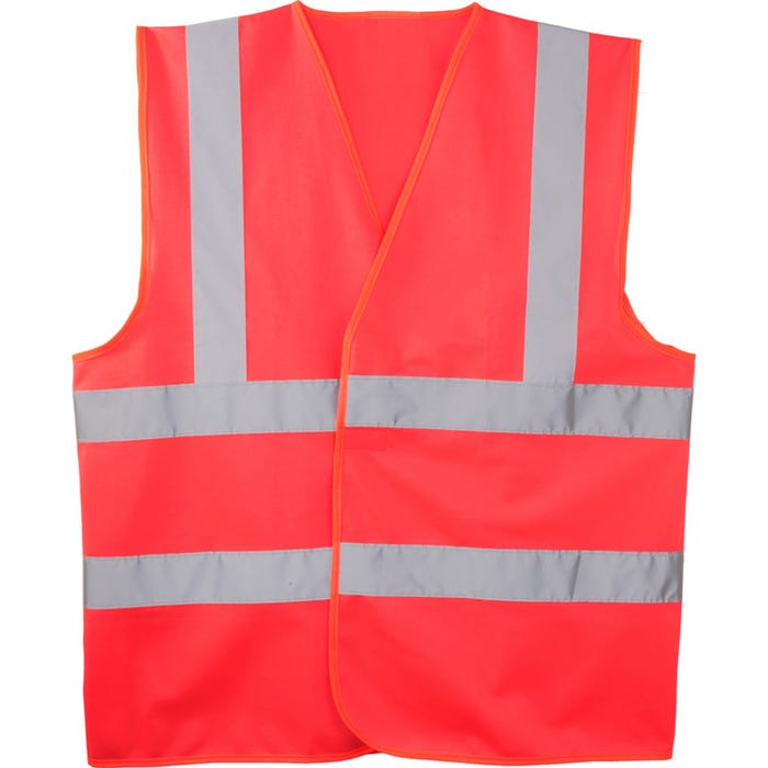 Gilet YARD rouge HV, baudrier + double bande - COVERGUARD - Taille XL 0
