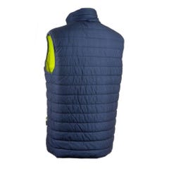 Gilet YORU froid réversible jaune HV/marine, Ripstop 100%PES maille - COVERGUARD - Taille XL 3