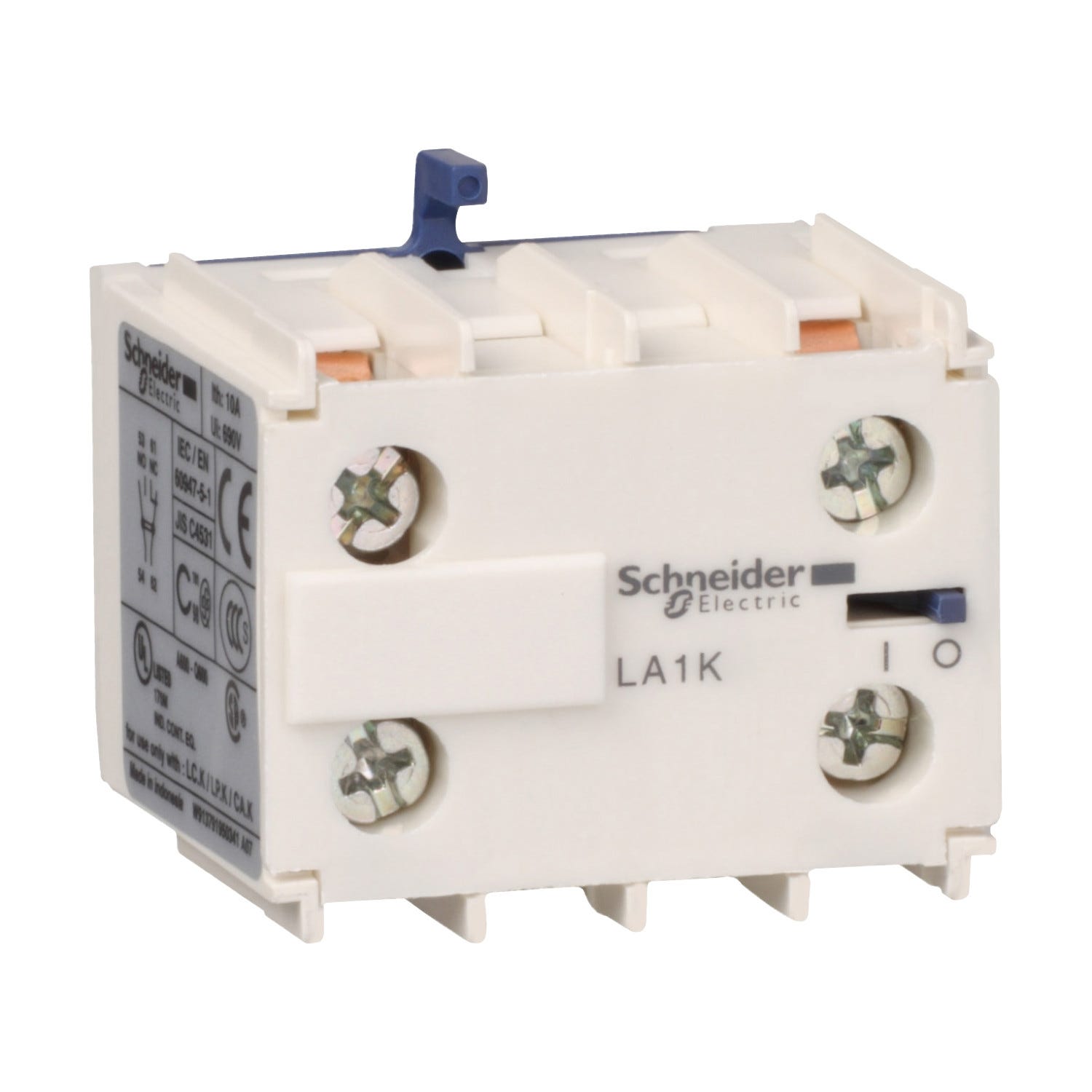 bloc contacts auxiliaires - pour tesys k - 1f+1o - a vis - schneider electric la1kn11 1