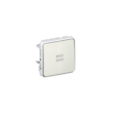 Va Et Vient Lumineux Composable Plexo Ip55 - Témoin Câblage Existant - Blanc